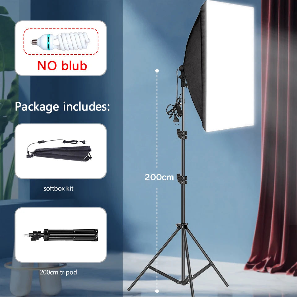 Softbox E27 avec pied