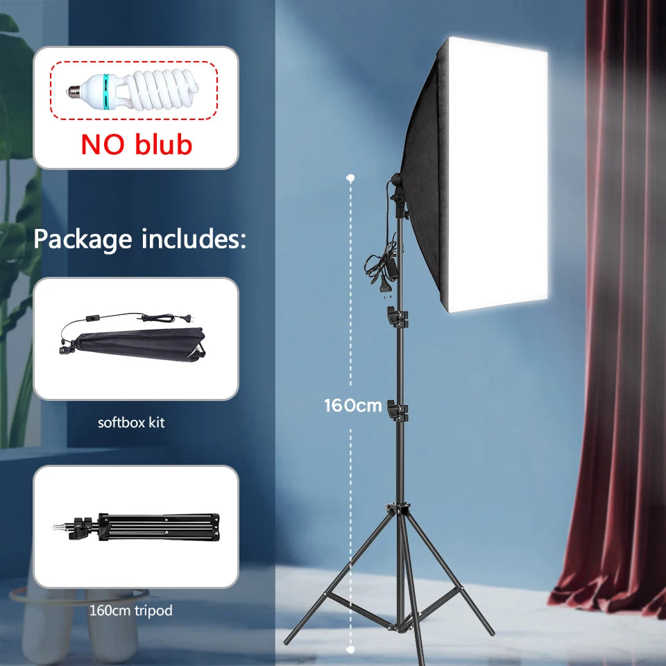 Softbox E27 avec pied